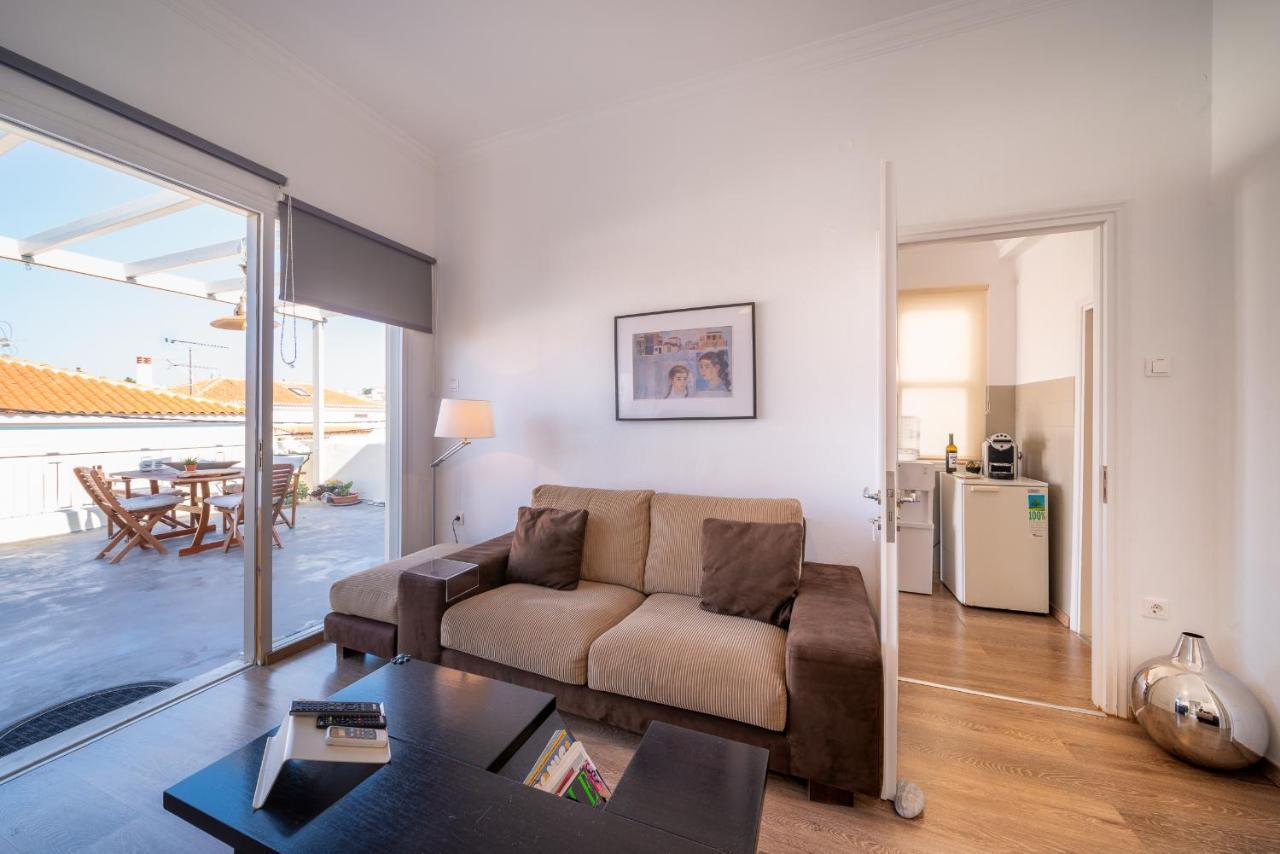 Апартаменты The Roof - Flat Sea View In Aegina Town Экстерьер фото
